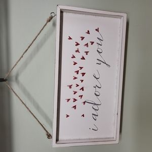 VALENTINES  sign; (FREE PLEASE READ DISCRIPTION)